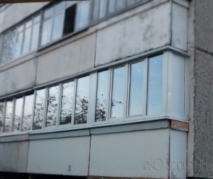 Балконная рама из ПВХ. Дзержинск. №9
