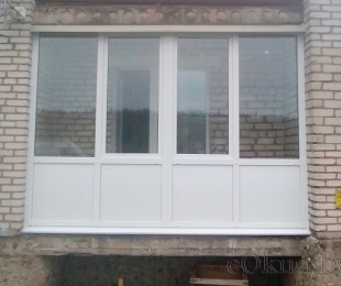 Балконная рама из ПВХ. Дзержинск. №13