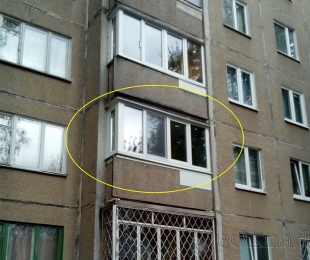 Балконная рама из ПВХ. Дзержинск. №2