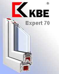 Оконный профиль KBE expert 70